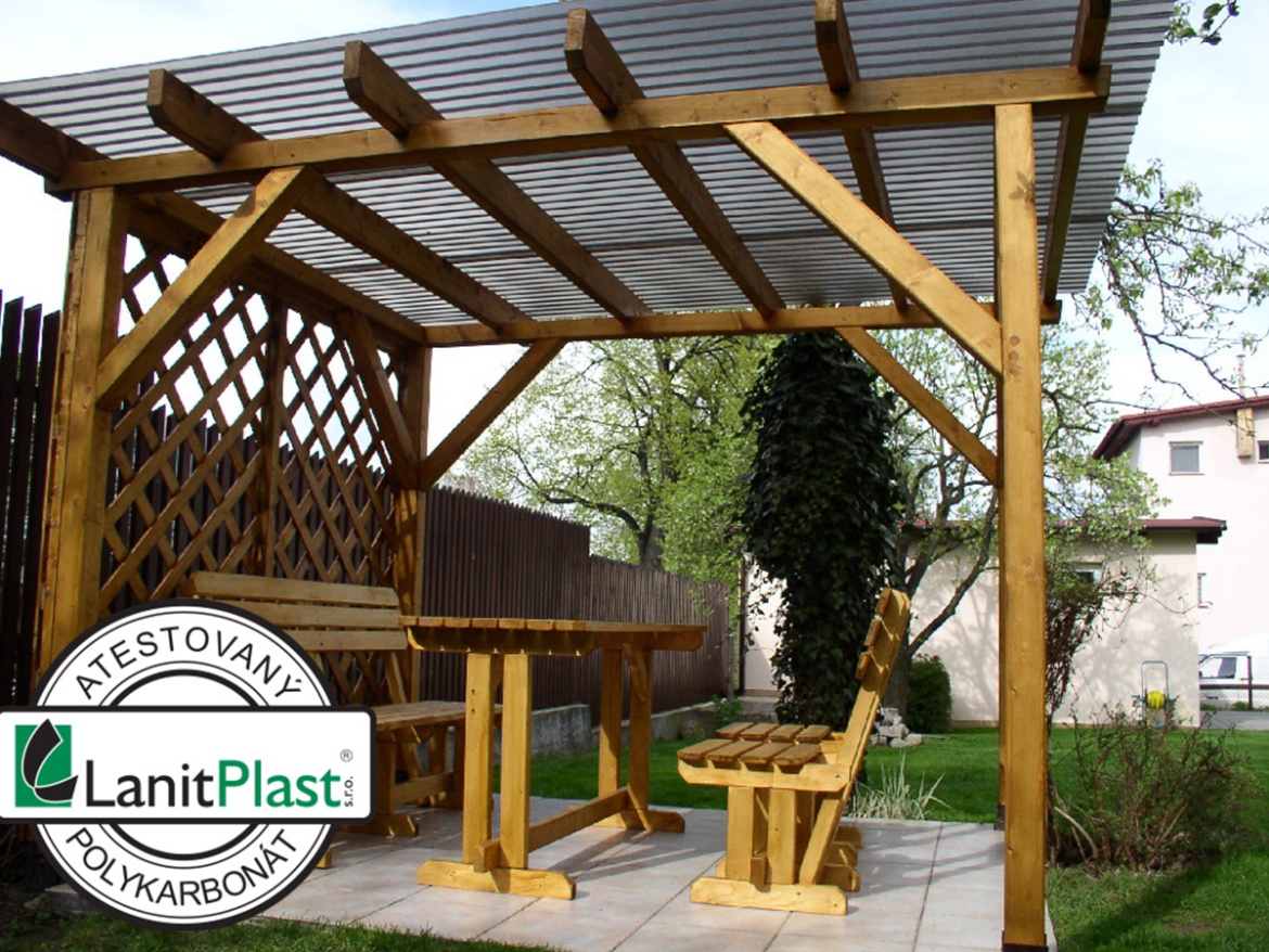 Polykarbonátová trapézová deska Lanit Plast CSE TR Original