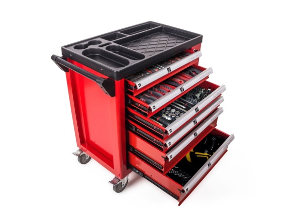 G21 Dílenský vozík  Cooper 6, červený