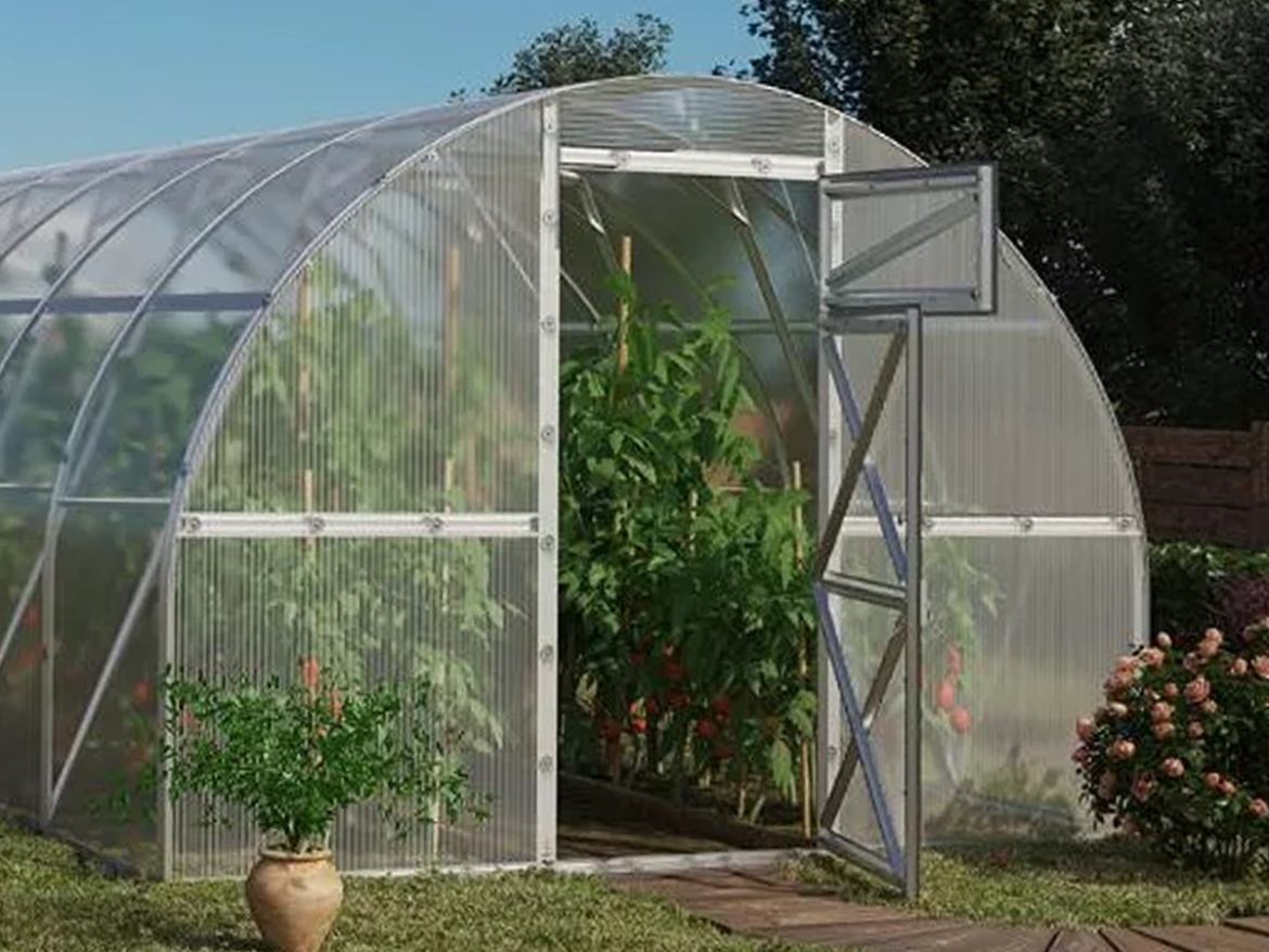 Zahradní skleník z polykarbonátu Volya Econom