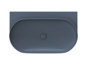 Ravak Umývadlo Yard 80, bez otvoru pre batériu, bez prepadu, antracit