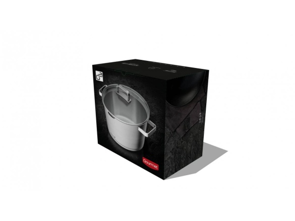 G21 Hrnec  Gourmet Magic s cedníkem 28 cm s poklicí nerez