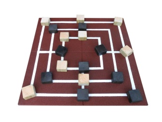 Gumi padlóburkolat –  hra mlýn červená 100 x 100 cm 3 cm