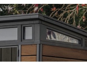 Plastový zahradní domek Keter Signature 9x7 Walnut, s podlahou