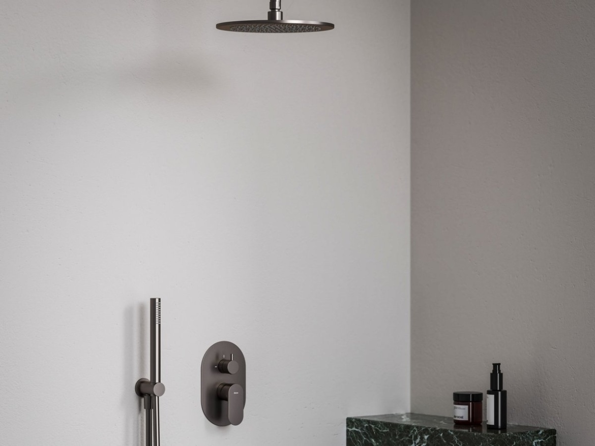 Ravak EL 065.60RGB.O2.RB07E Podomítková baterie 2-cestná bez tělesa, Rose Gold Brushed