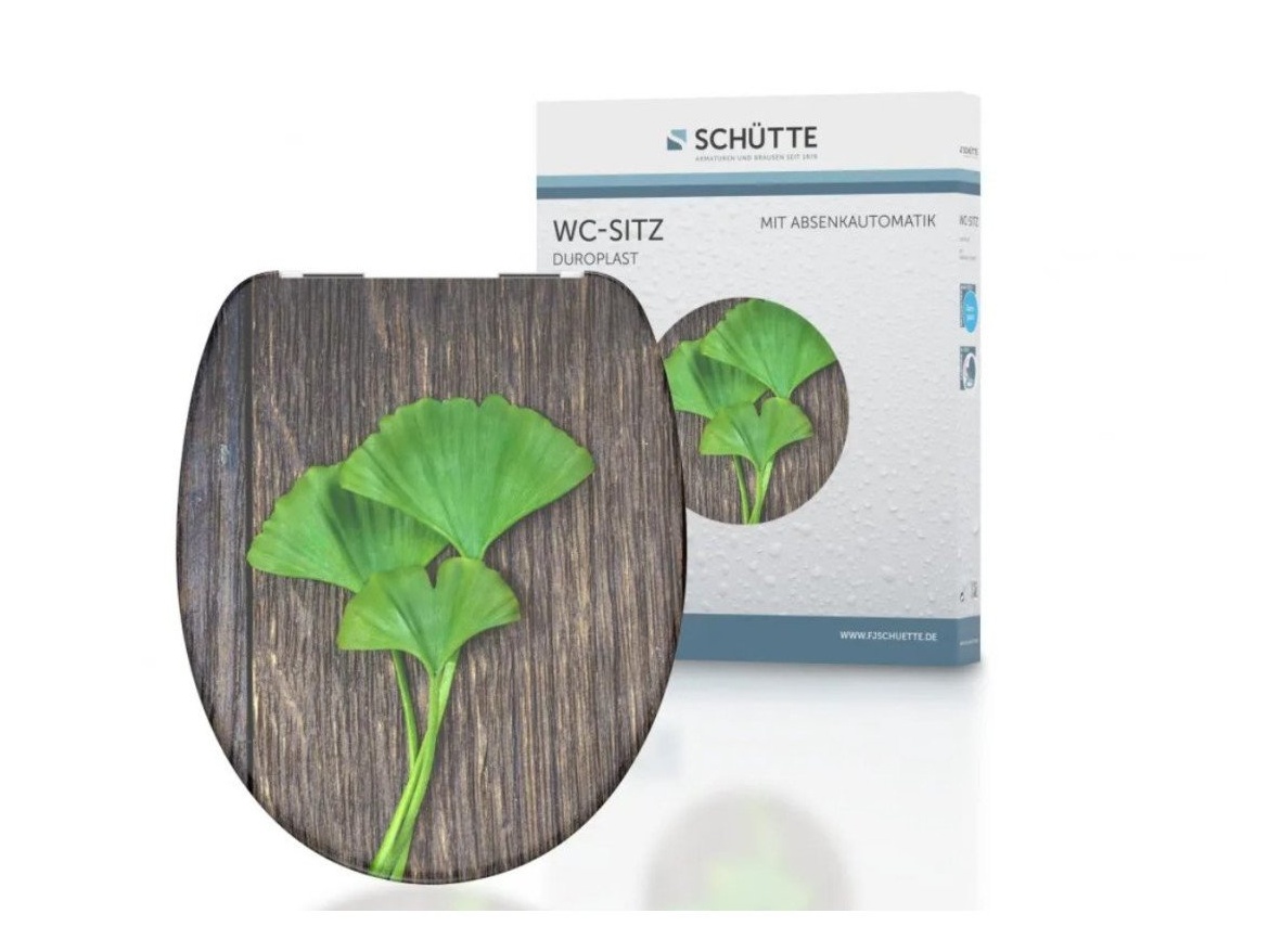 WC sedátka, záchodová prkna Schütte GINGKO und WOOD | Duroplast, Soft Close