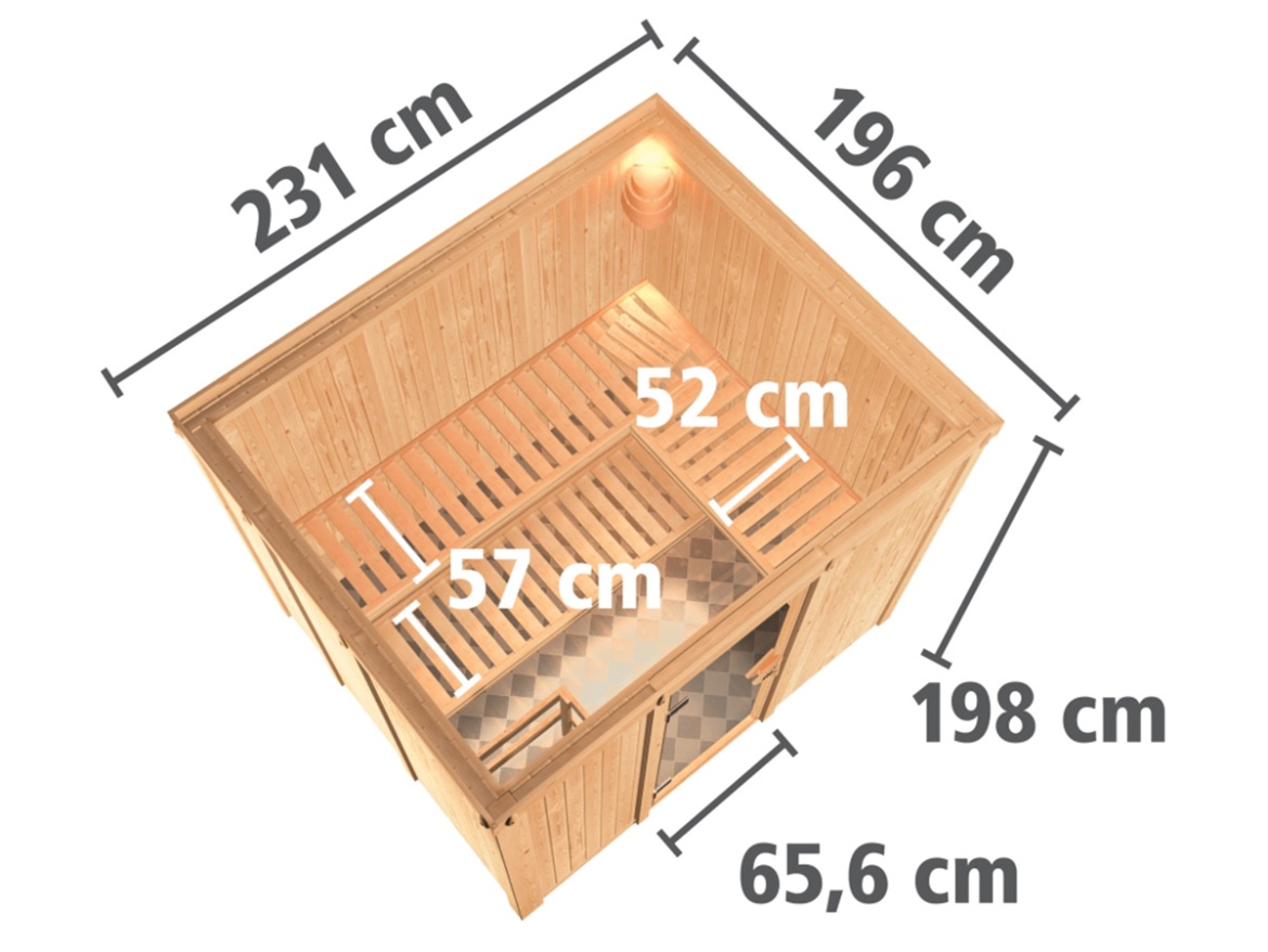 Finská sauna Karibu Gobin