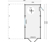 Tuindeco Berggren Garage-carport | 58mm | impregnated RCW
