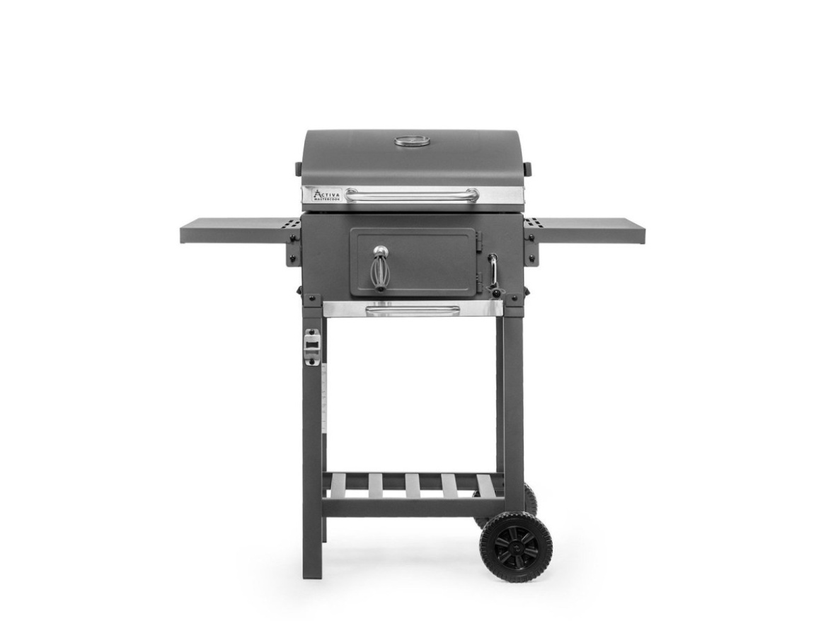 Faszén grill öntöttvas ráccsal Activa Angular smart