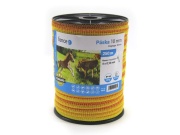 Scobax Páska pro elektrický ohradník, průměr 10 mm, 250 m, žluto-oranžové