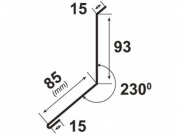 Vrchné lemovanie k stene Covernit Classic