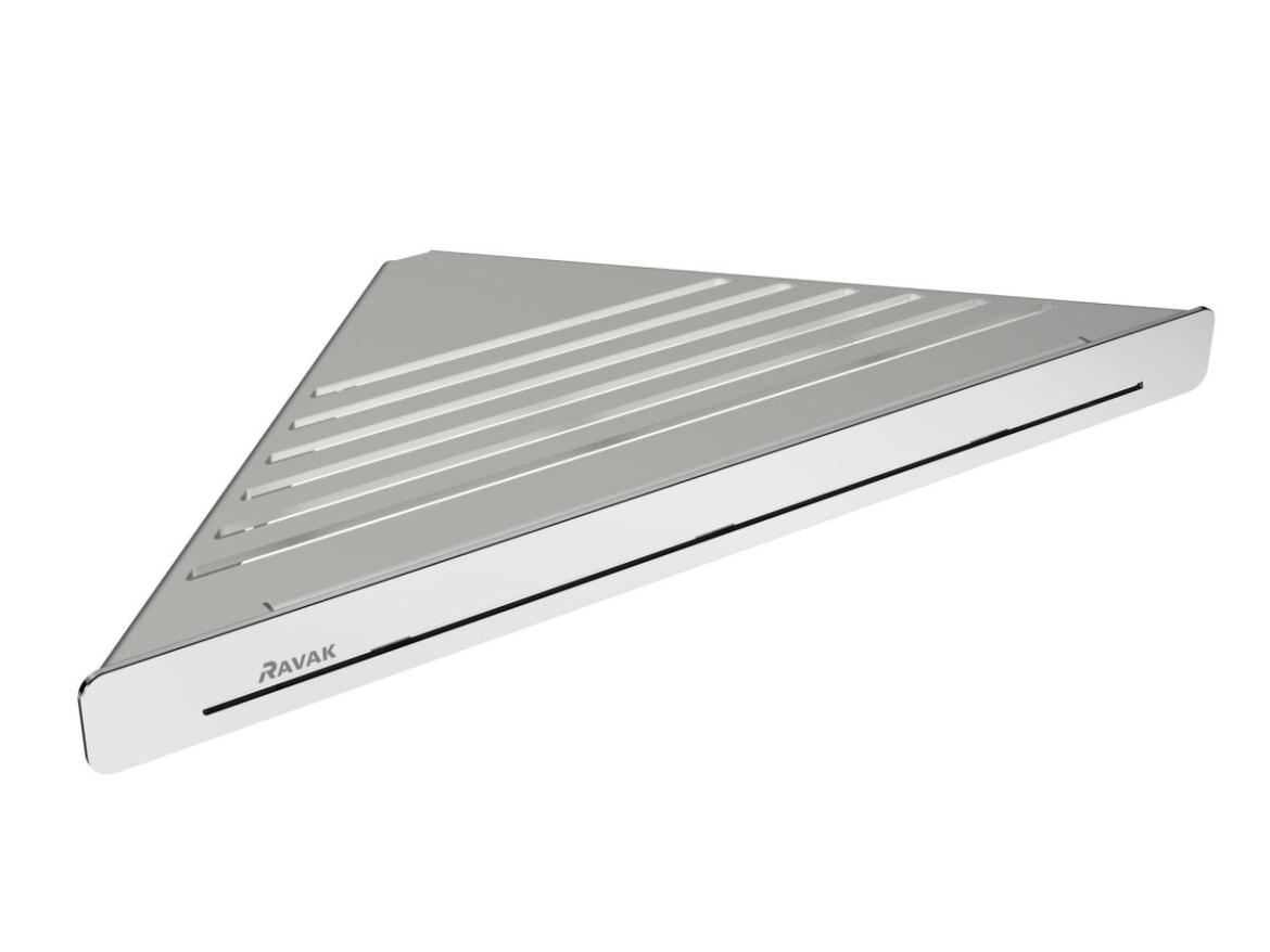 Ravak Polička Slim C, satin/chrom