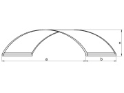 Vchodová strieška Lanit Plast Topaz
