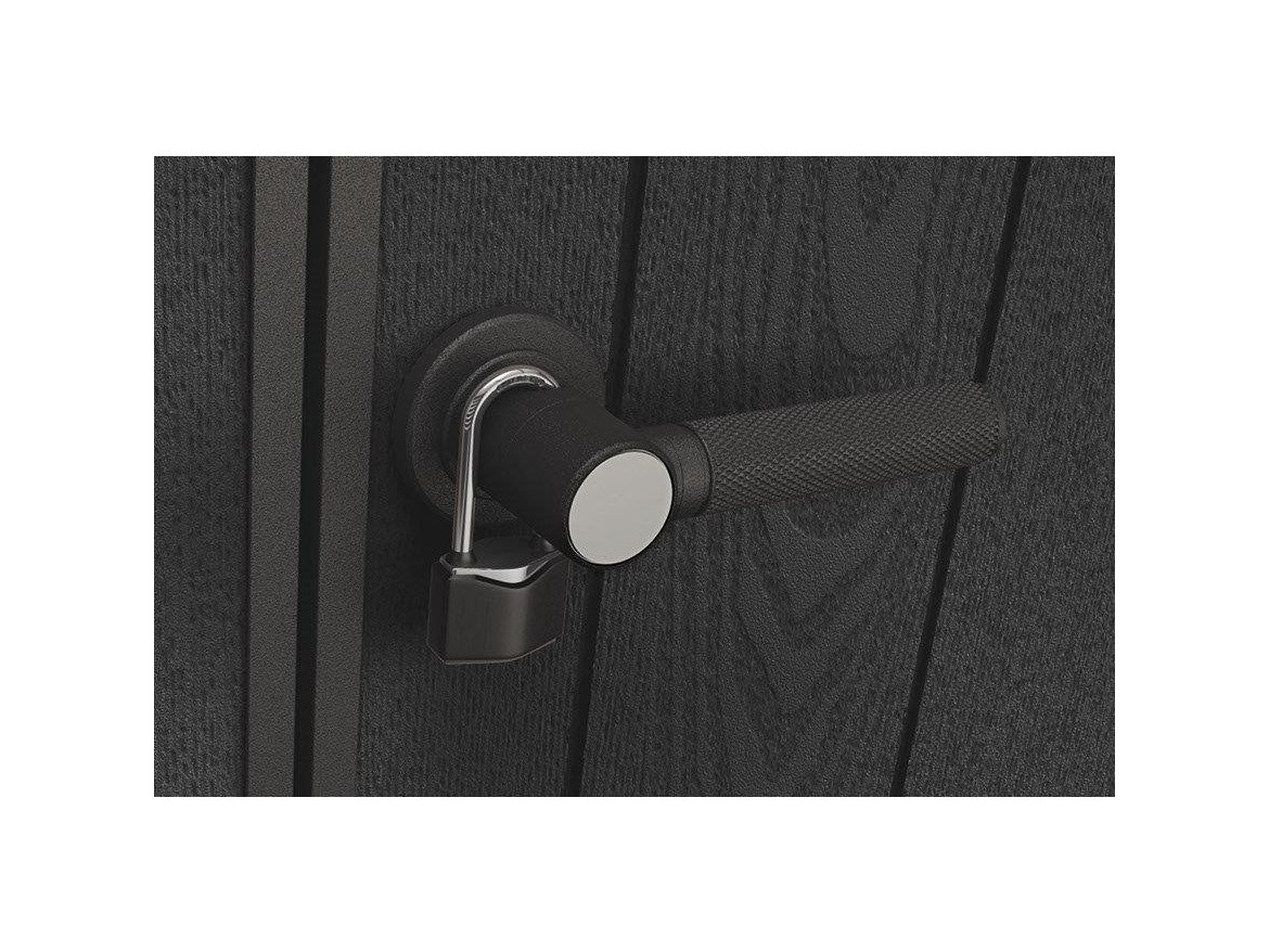 Plastový zahradní domek Keter Zahradní domek  PENT Signature 7x7 Ashwood, s podlahou