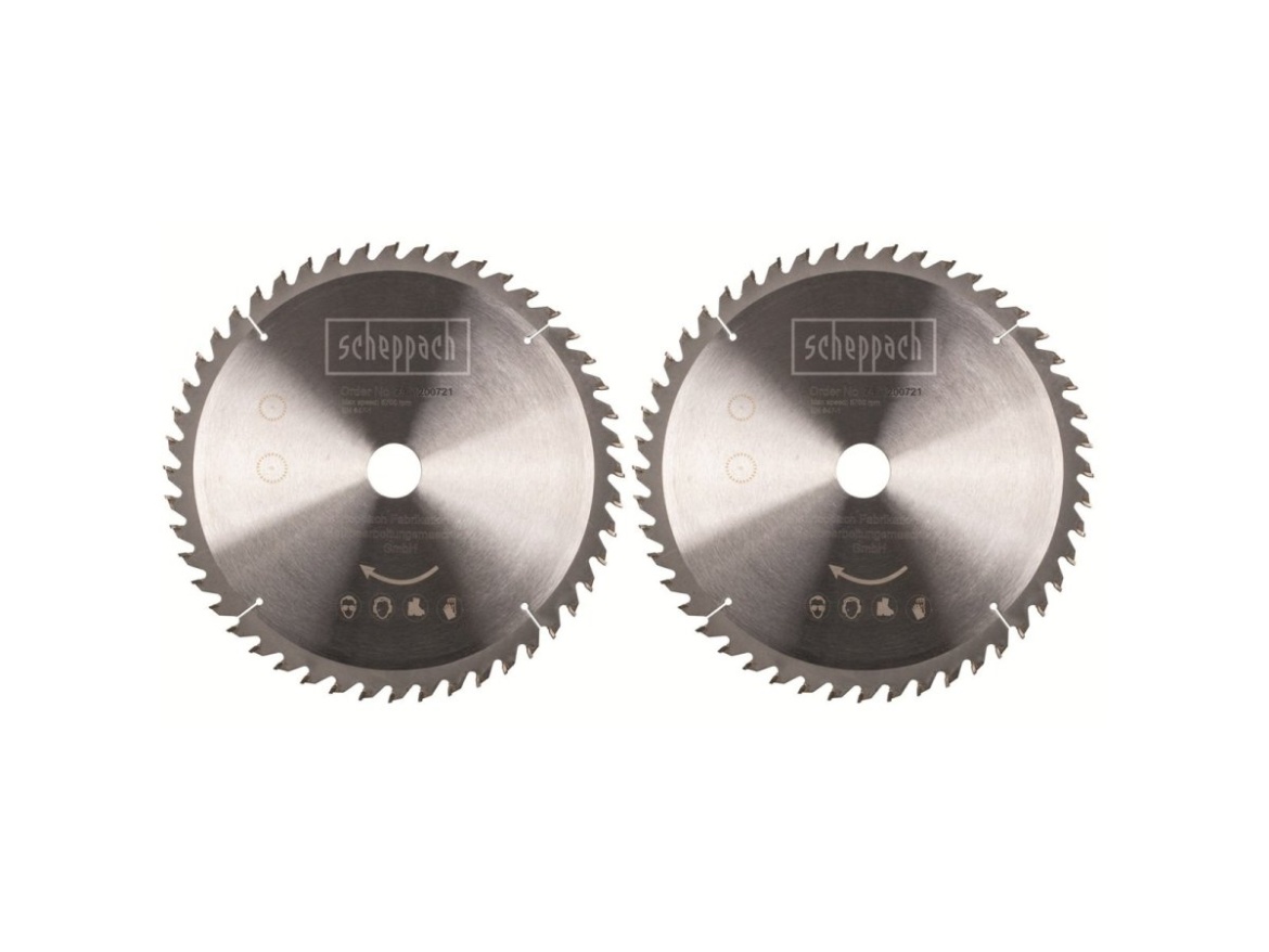 Pro HM 216 / HM 90 MP Scheppach Sada 2 pilových kotoučů TCT ( 216 x 30 x 2,8 mm, 40 Z )