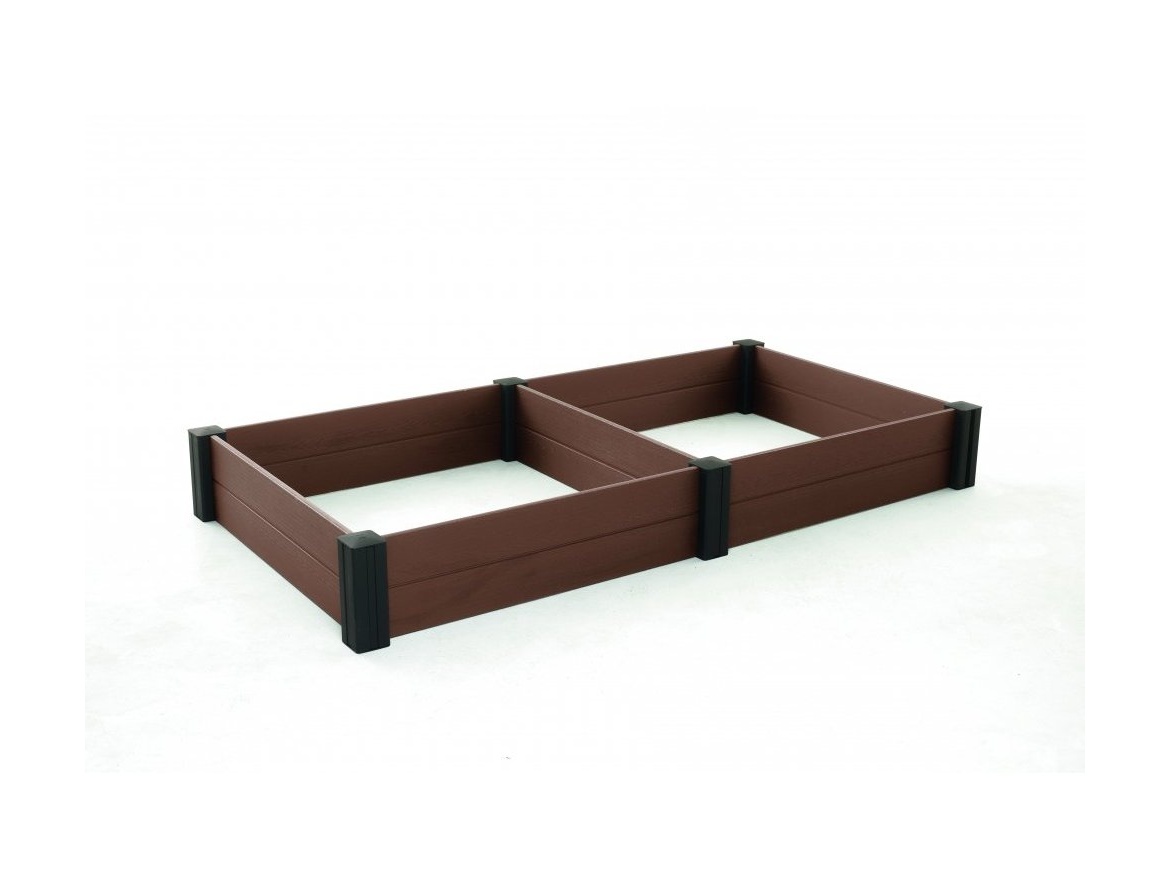 Keter Vyvýšený záhon Keter Vista Modular Duo Garden Bed - hnědý