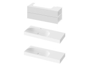 Ravak SD Lite 120 P skrinka pod umývadlo Grey Green