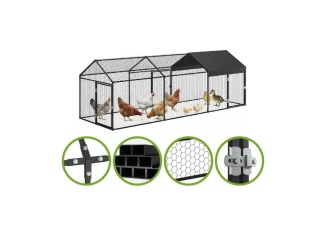 Chov zvířat –  Scobax Kovový výběh - venkovní klec 3x1x1 m