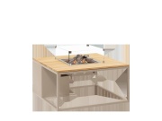 COSI Stůl s plynovým ohništěm - typ Cosiloft 100 písečně béžový / kamenná deska