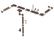 Roh žľabový vonkajší Gutta Aqua