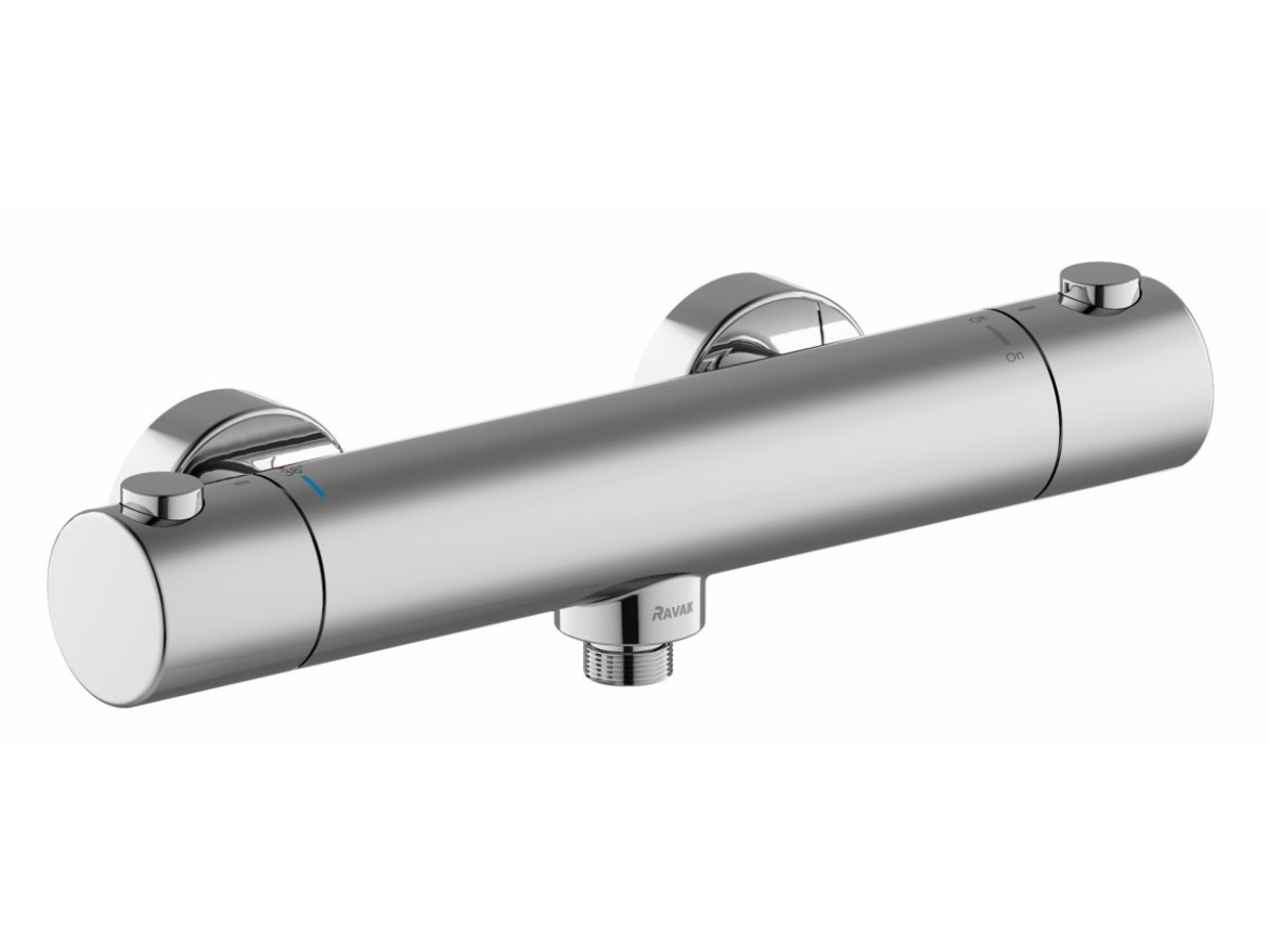 Ravak PU 033.00CR Termostatická sprchová nástěnná baterie bez sprchového setu, chrom