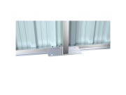 Fém garázs 3,8 x 6 m nyeregtetővel, antracit színű Riwall PRO RMCG 20x13 Anthracite