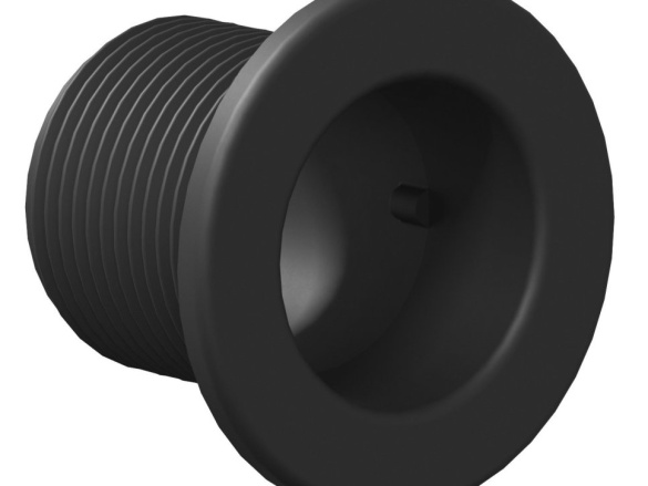 Ravak Krytka přepadu pro umyvadlo, Graphite Brushed