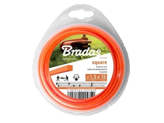 Bradas –  Bradas Žací struna  Trimmer 2,4 mm x 15 m čtvercová