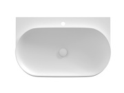 Ravak Umyvadlo Yard 80, s otvorem pro baterii, bez přepadu, Smoke Grey