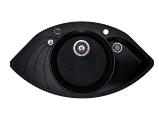 S vaničkou a odkvapom –  Helika black metallic čierna