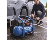 2x 20 V-os IXES akkumulátoros olajmentes kompresszor 6 l (akkumulátor és töltő nélkül) Scheppach C-ACT160/6-X