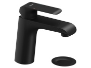 Ravak FL 013.20BLM Umývadlová batéria 151 mm s odtokovou armatúrou ClickClack, čierna matná