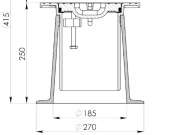 Šoupátkový poklop Heckl Kompaktus