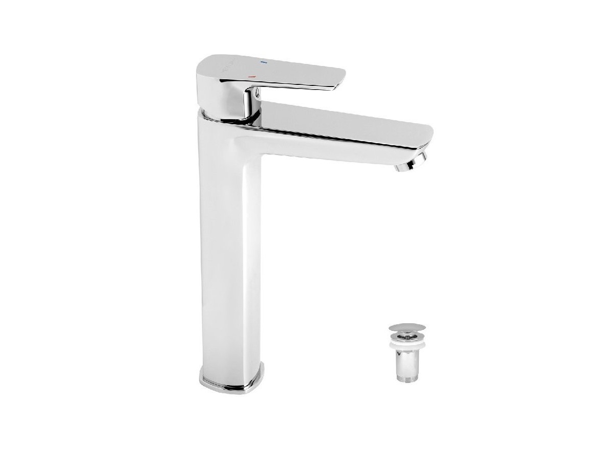 Novaservis Umyvadlová baterie Metalia 58, chrom, stojánková, s výpustí,  58503,0