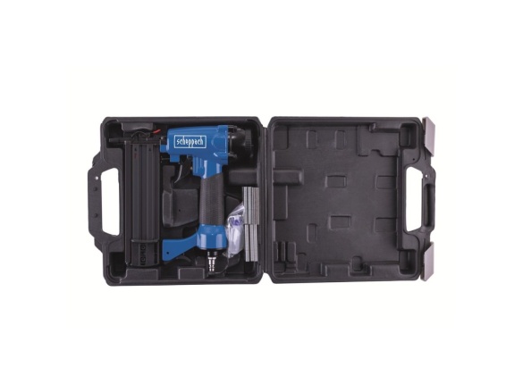 Scheppach 2 v 1 pneumatická sponkovačka/hřebíčkovačka