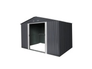 Plechový záhradný domček Riwall PRO RMSA 8x10 Anthracite