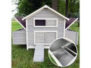 Kurník Scobax Dřevěný kurník a husník s výběhem nebo bez výběhu MARIBOR, 1710x900x1130 mm