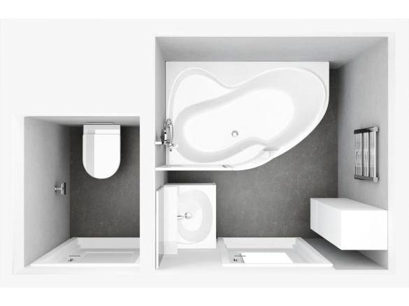 Ravak Vana Rosa 95 150x95 P