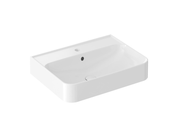 Ravak Umývadlo Ellen 60, s otvorom pre batériu, s prepadom, biela