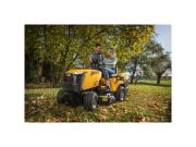 Dvouválcový travní traktor 102 cm se zadním výhozem a hydrostatickou převodovkou Riwall PRO RLT 102 HRD TWIN