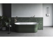 Ravak ES 080.60GLB.RB07G Vanová baterie do podlahy bez tělesa, se sprchovým setem, Gold Brushed