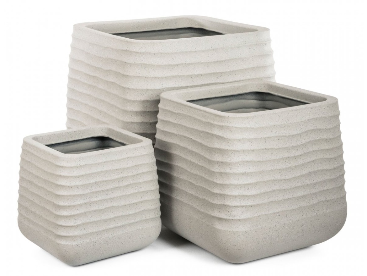 G21 Květináč  Sand Cube 50,5 x 50,5 x 49