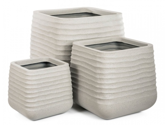 G21 Květináč  Sand Cube 50,5 x 50,5 x 49