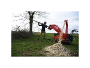 Benzinový drtič dřeva s pásovým pojezdem GTM GTS 1300 RG