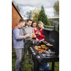 15 kW-os gázgrill négy égővel és oldaltűzhellyel Riwall PRO RGG 41