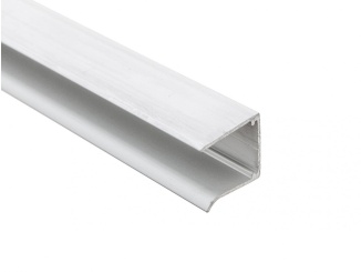 Dutinkové panely –  Guttaprofil ALU-U elox 10 mm strieborná 10,00 mm 2130 mm