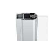 Ravak CSDL2 110, čierna+transparent