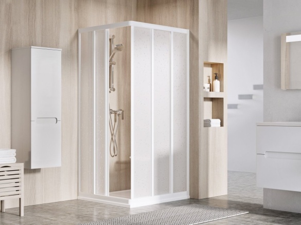 Ravak ASRV3 75 198, biela+transparent
