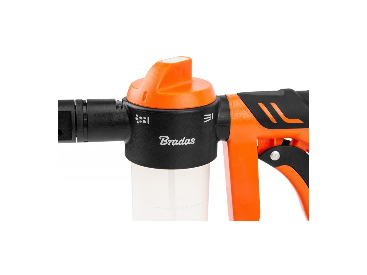 Bradas Nízkotlaká pěnová pistole na zahradní hadici Black Line