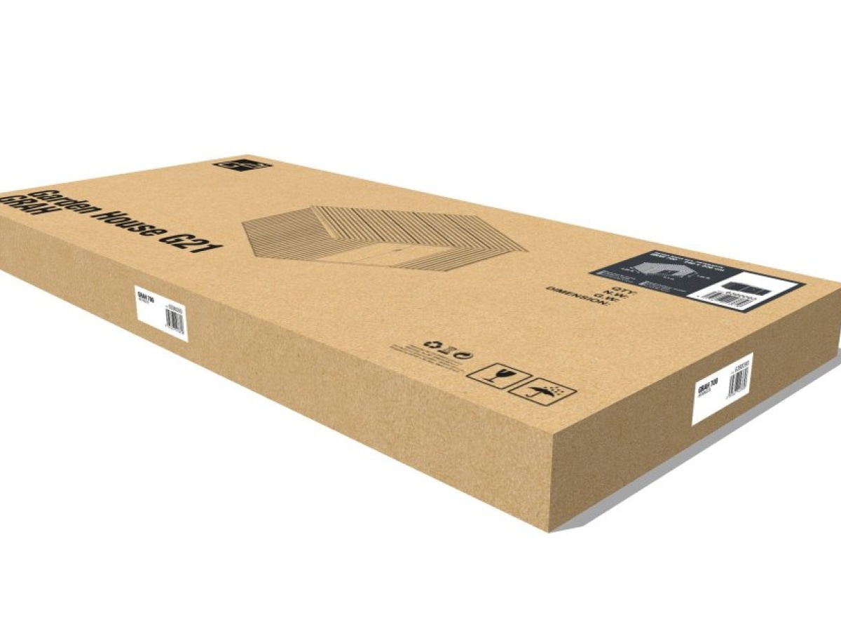 G21 Zahradní domek  GRAH 700 - 340 x 206 cm, antracitový