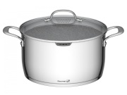 G21 Hrnec  Gourmet Miracle s cedníkem 28 cm s poklicí nerez/greblon